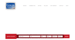 Desktop Screenshot of geigerrealtors.com